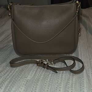 EUC Coach Cary Shoulder Bag In Dark Stone